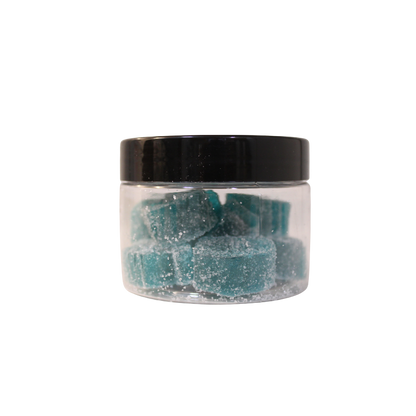 Sour Blue Raspberry Gummies