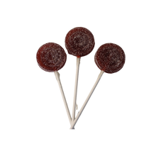 Sour Strawberry Lollipops