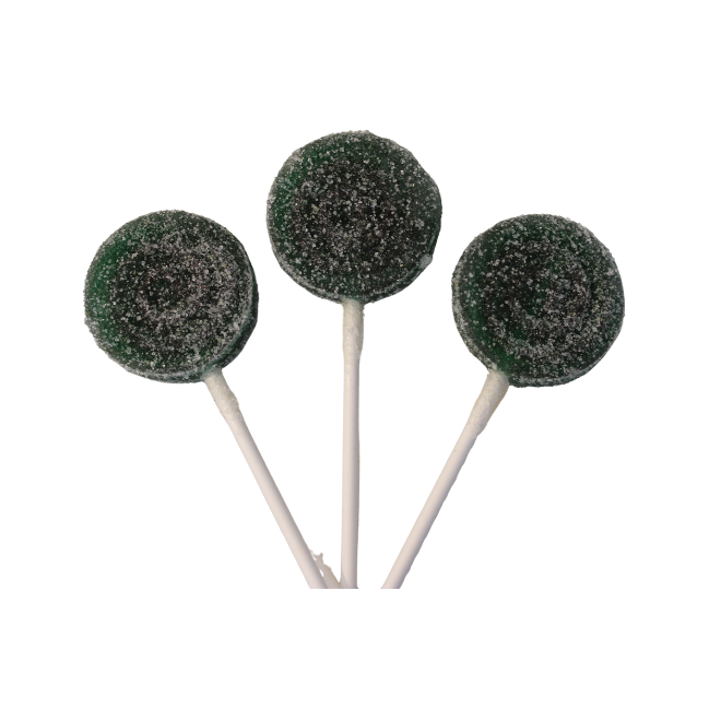Sour Blue Razz Lollipops